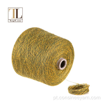Topline barriga grande tricô fios de lã de cashmere